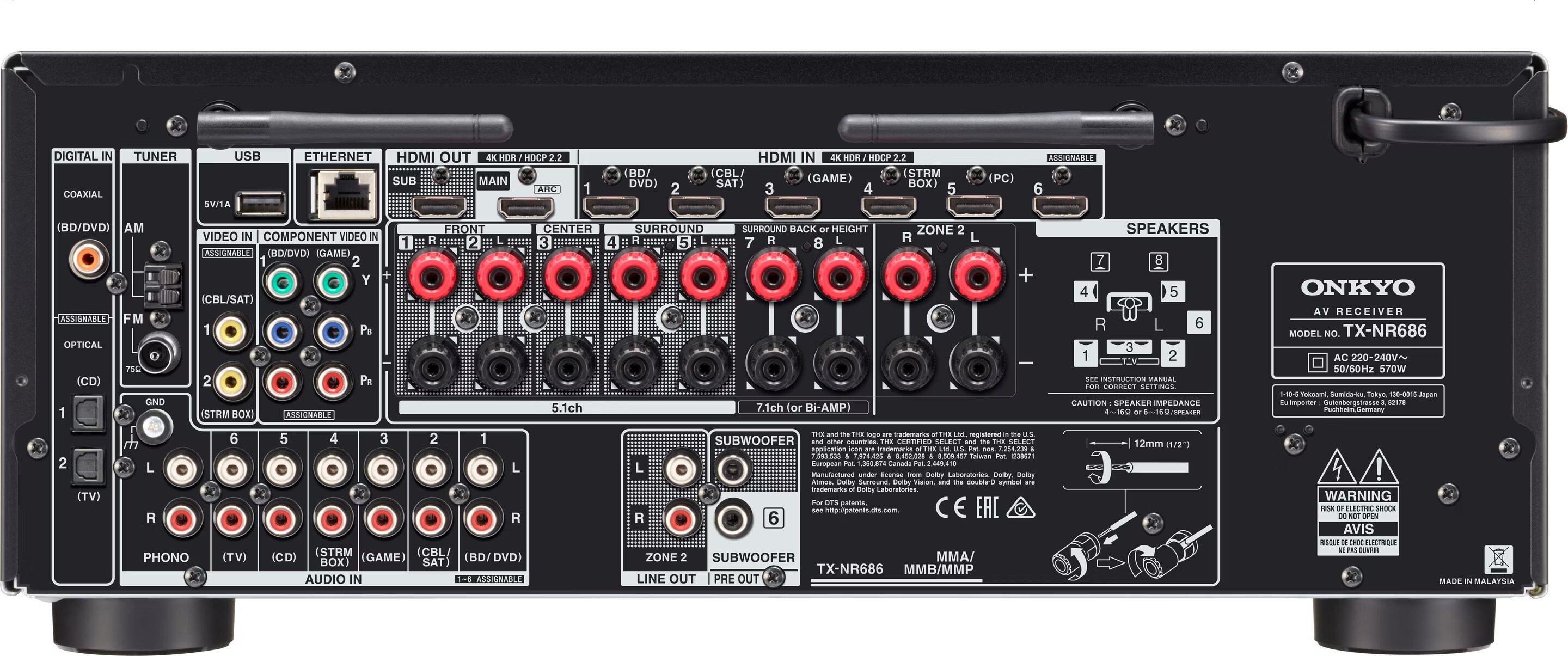 Onkyo Tx-Nr686 - buy at Digitec